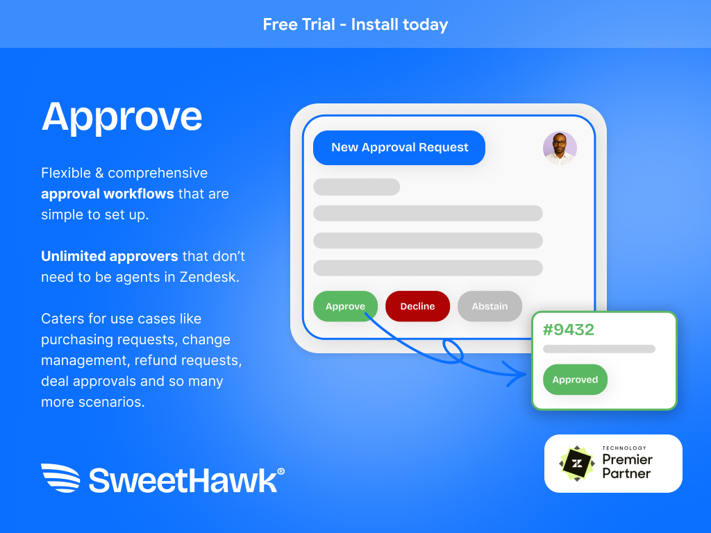Approve primary marketing image — Workflows app on the Zendesk Marketplace